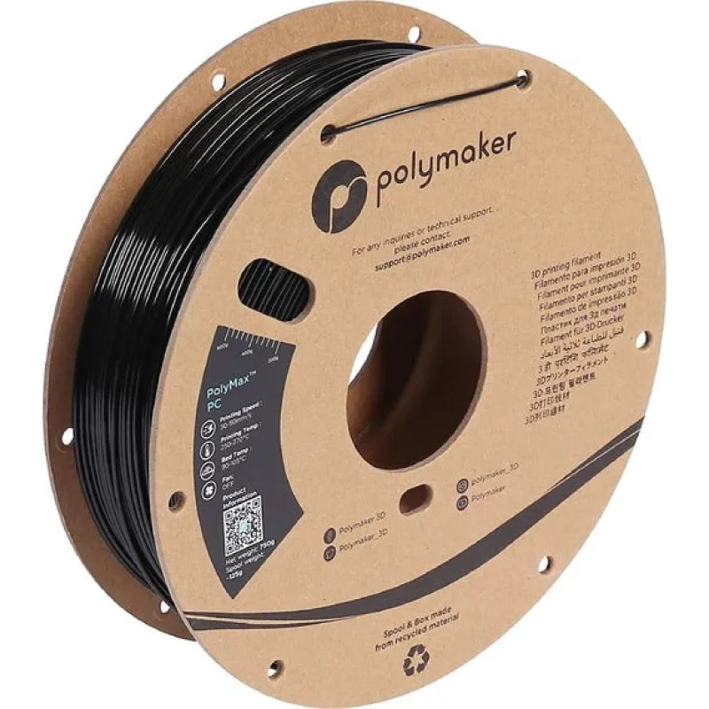 Polymaker PolyMax PC Black (HEX Code – 101820)
