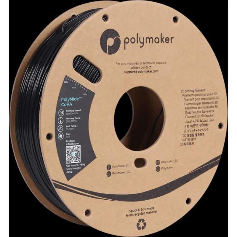 Polymaker PolyMide” CoPA Black (HEX Code – 101820)