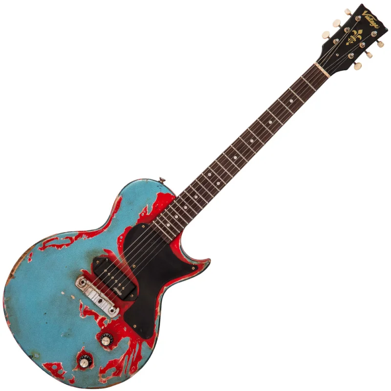 Vintage V120 ProShop Unique ~ Gun Hill Blue on Red