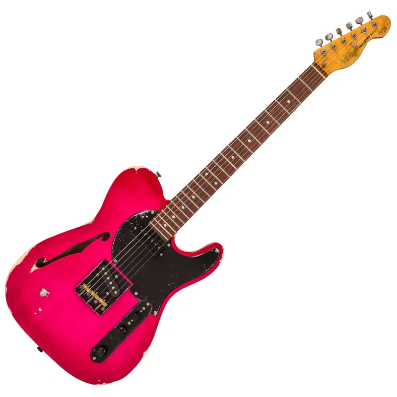 Vintage V72 ProShop Unique ~ Flamed Pink Relic