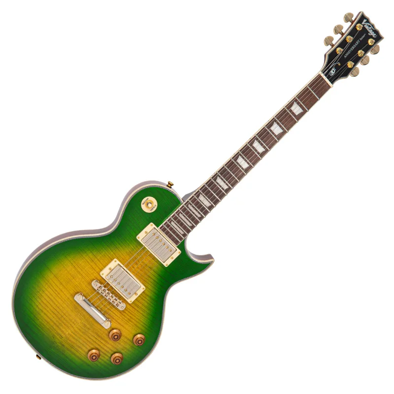 Vintage 30th Anniversary V100 Electric Guitar ~ Greenburst
