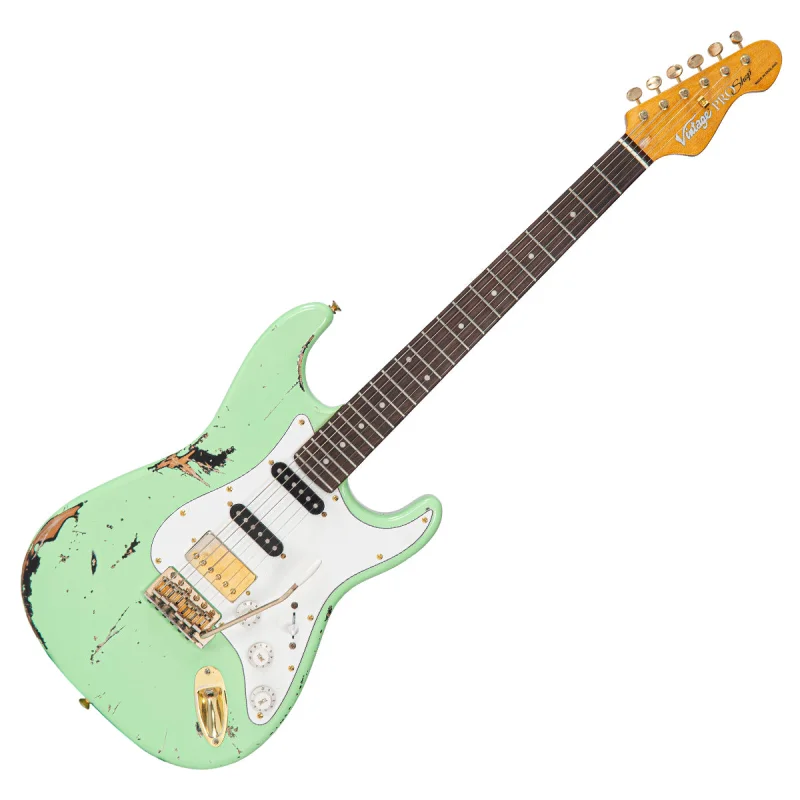 Vintage V6 ProShop Custom-Build ~ Distressed Surf Green Over Black