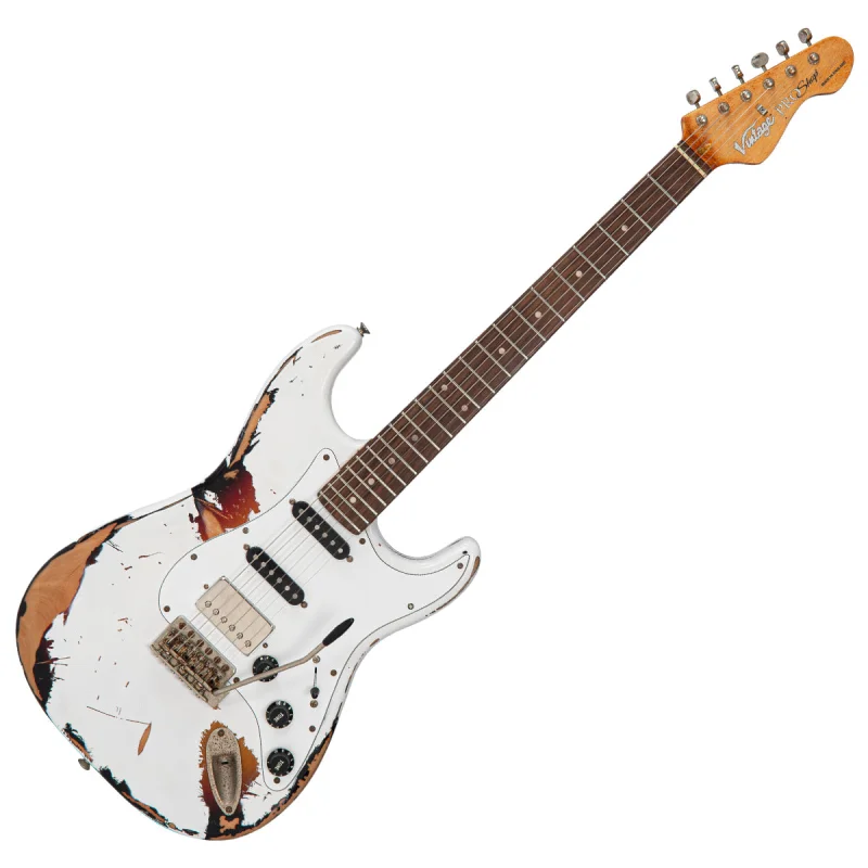 Vintage V6 ProShop Custom-Build ~ Distressed White Over Sunburst