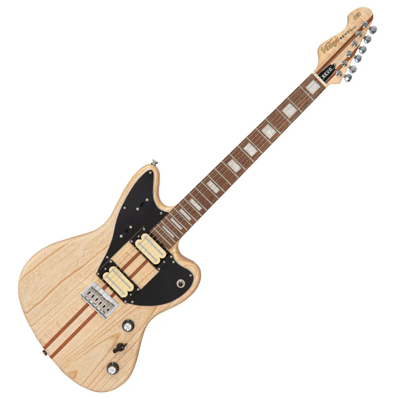 Vintage REVO Series ‘Integra’ Electric Guitar ~ Natural Satin