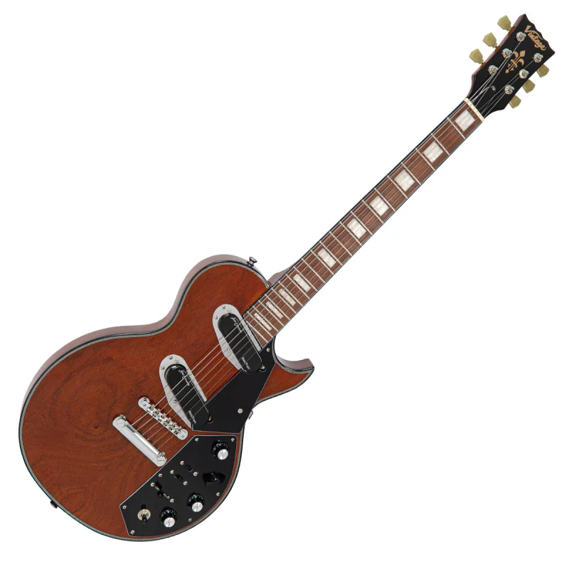 Vintage REVO Series Sessionman Electric Guitar ~ Mahogany