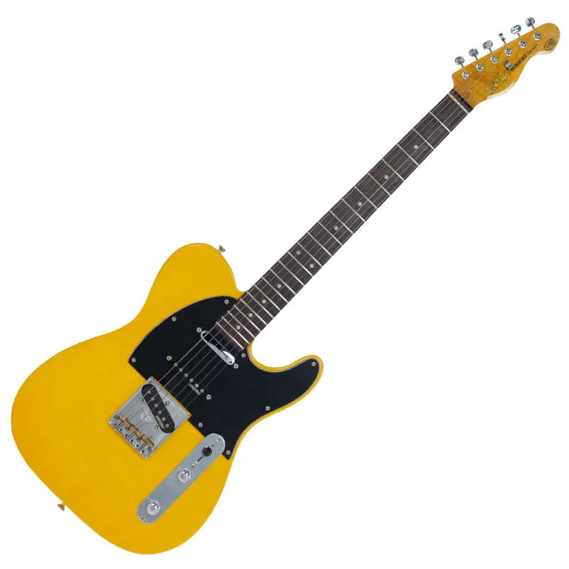 Vintage V52 ProShop Unique Electric Guitar ~ Clean Butterscotch