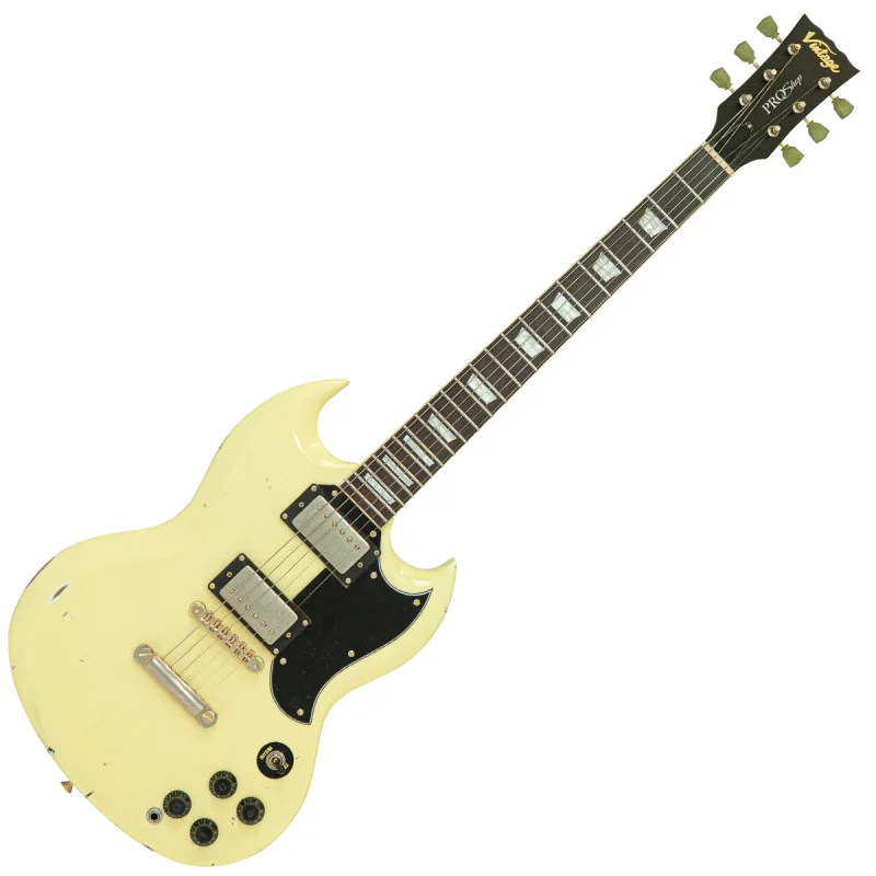 Vintage VS6 ProShop Unique ~ Distressed Vintage White